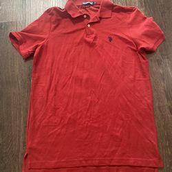 Men’s Red Polo Shirt Size Small By US Polo Assn. #17
