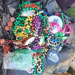 30 Plus Marti Gras Beads
