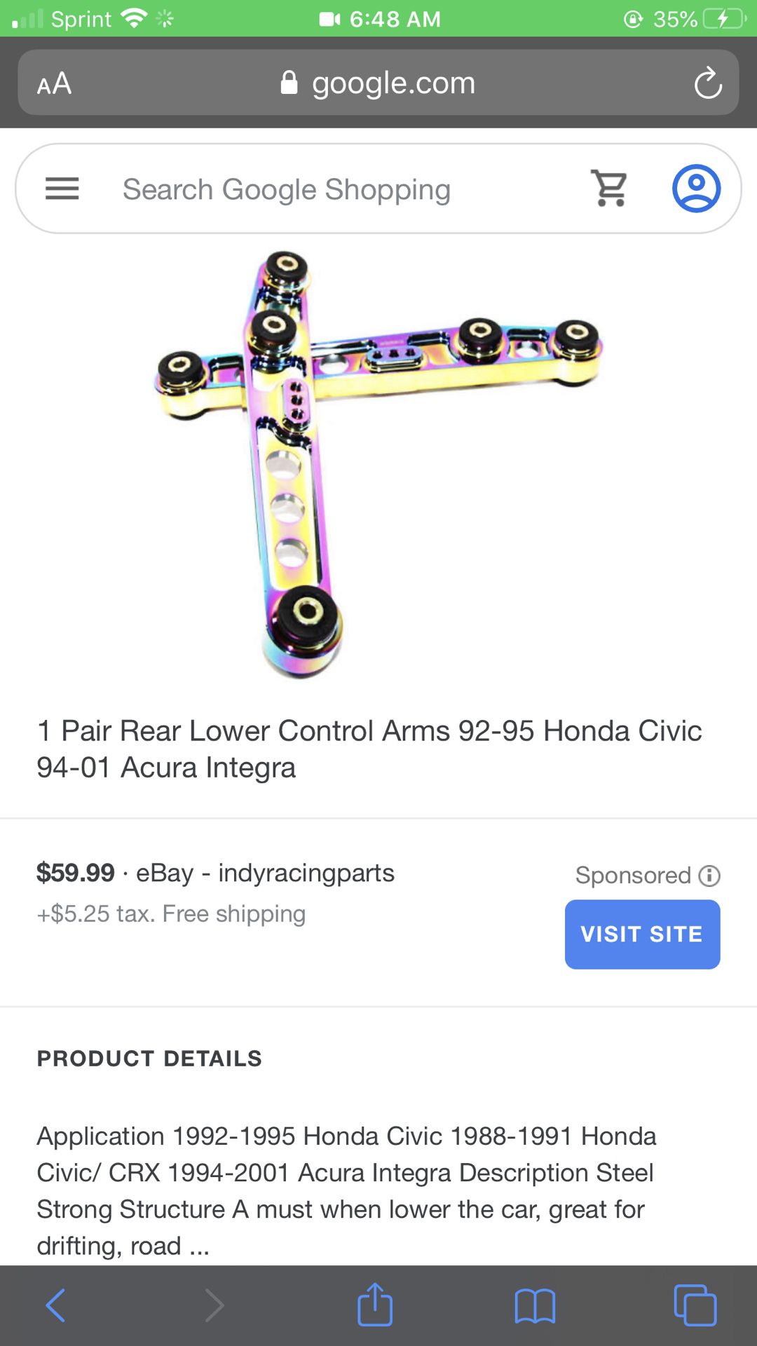 New Honda,Acura suspension parts