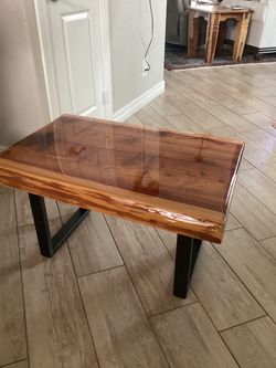 Live edge coffee table