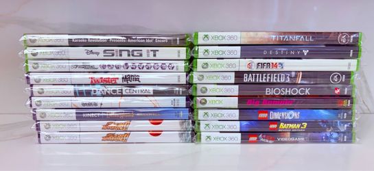 18 Xbox 360 Games (Protective Sleeved Cases)