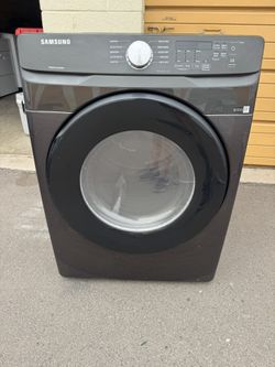 Brushed Black Samsung Dryer Electric 7.5 Cu.Ft