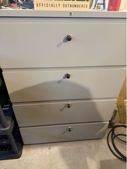 Metal cabinets