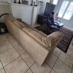 Beige sofa 