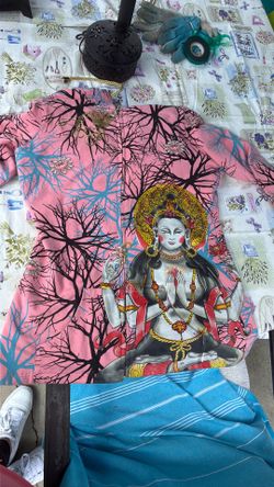 Y2K Christian Audigier ed hardy authentic Buddha Hoodie pink Size Large large