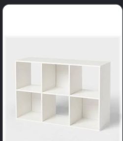 White 6-Cube Storage Organizer