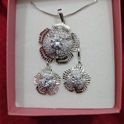 Necklace And Earrings 