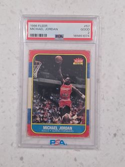 Michael jordan Fleer Rookie card