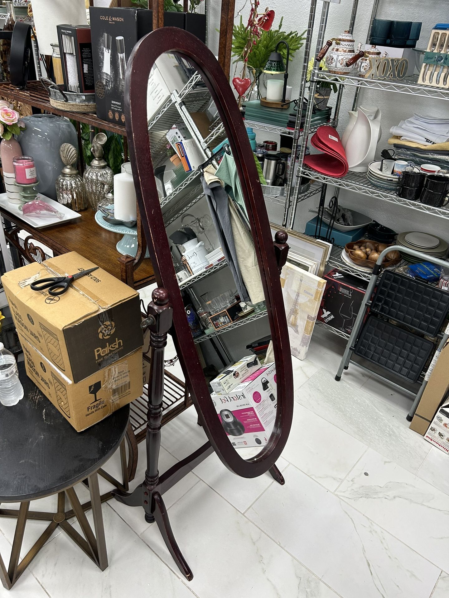 Large Antique Style Mirror Slightly Used