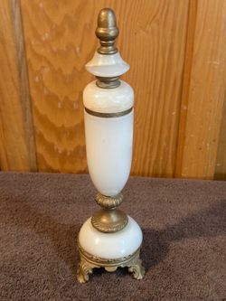 Gorgeous Vintage Italian Alabaster Urn Accent Decor - 12" Tall…No Chips or Cracks in Stone!!