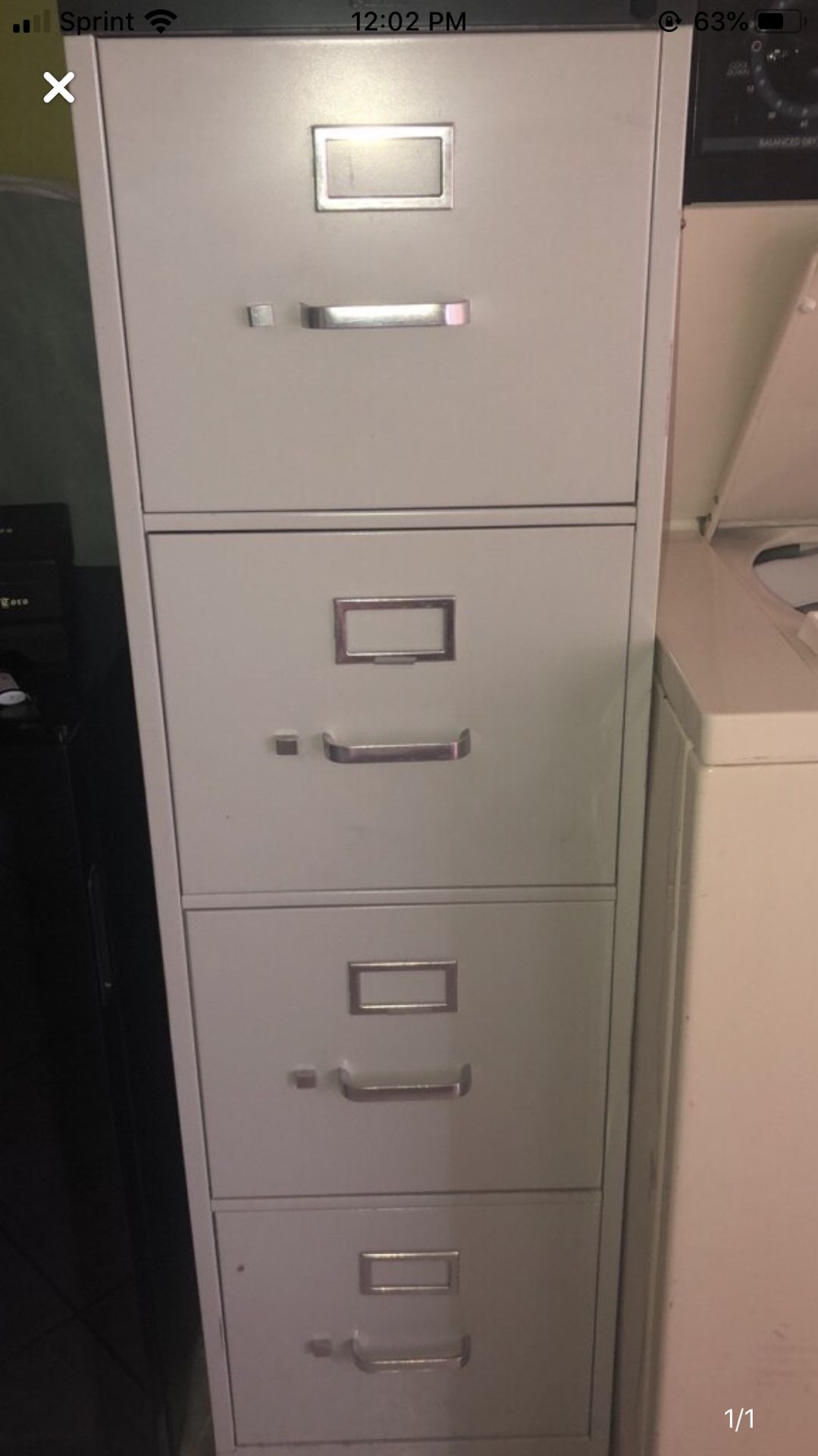 File cabinet 4 door