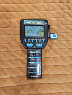 Vintage Radica Bass Fishin' Handheld Fishing Game Model 3732