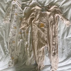 Winnie The Pooh H&M Baby Footed Pajamas