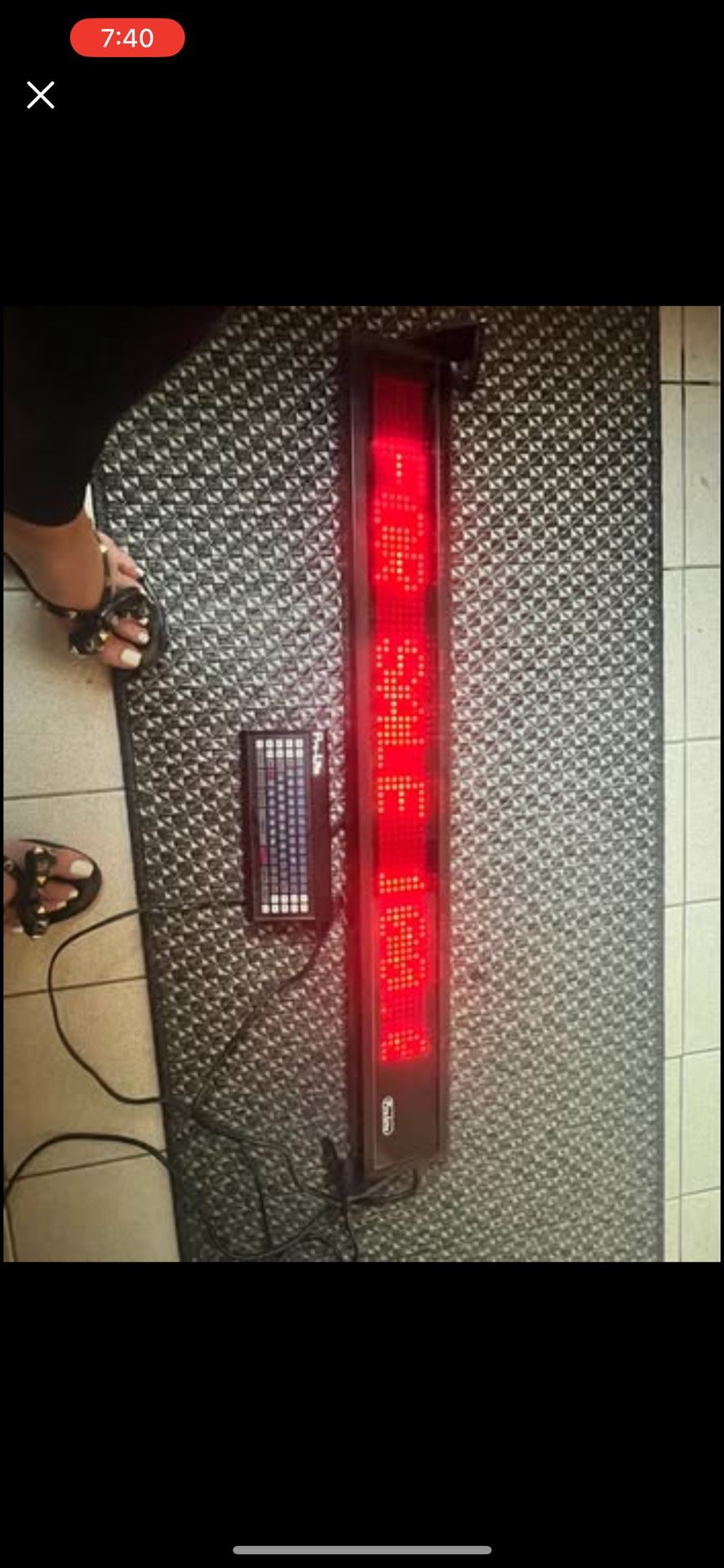 LED Programmable Sign