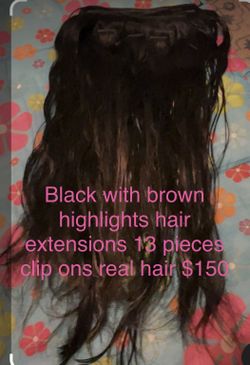 Hair extensions real hair set of 13 clip ins