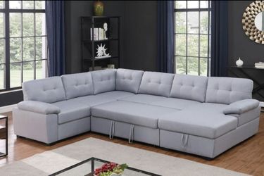 BRAND NEW SECTIONAL SLEEPER COUCH SET IN ORIGINAL BOX