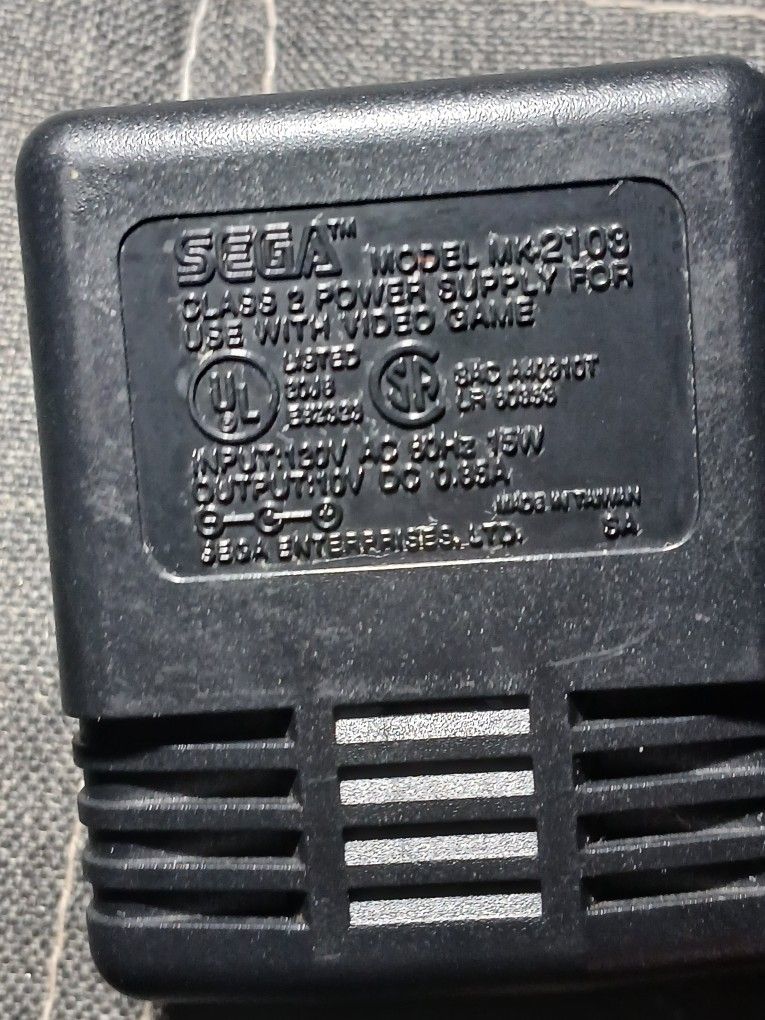 Official OEM Sega Power Supply Genesis 