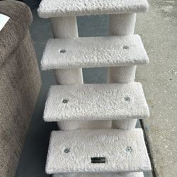 Armarkat 4 Steps Real Wood Pet Stairs Indoor Cat Stairway Step