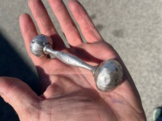 Antique Sterling Silver Baby Rattle
