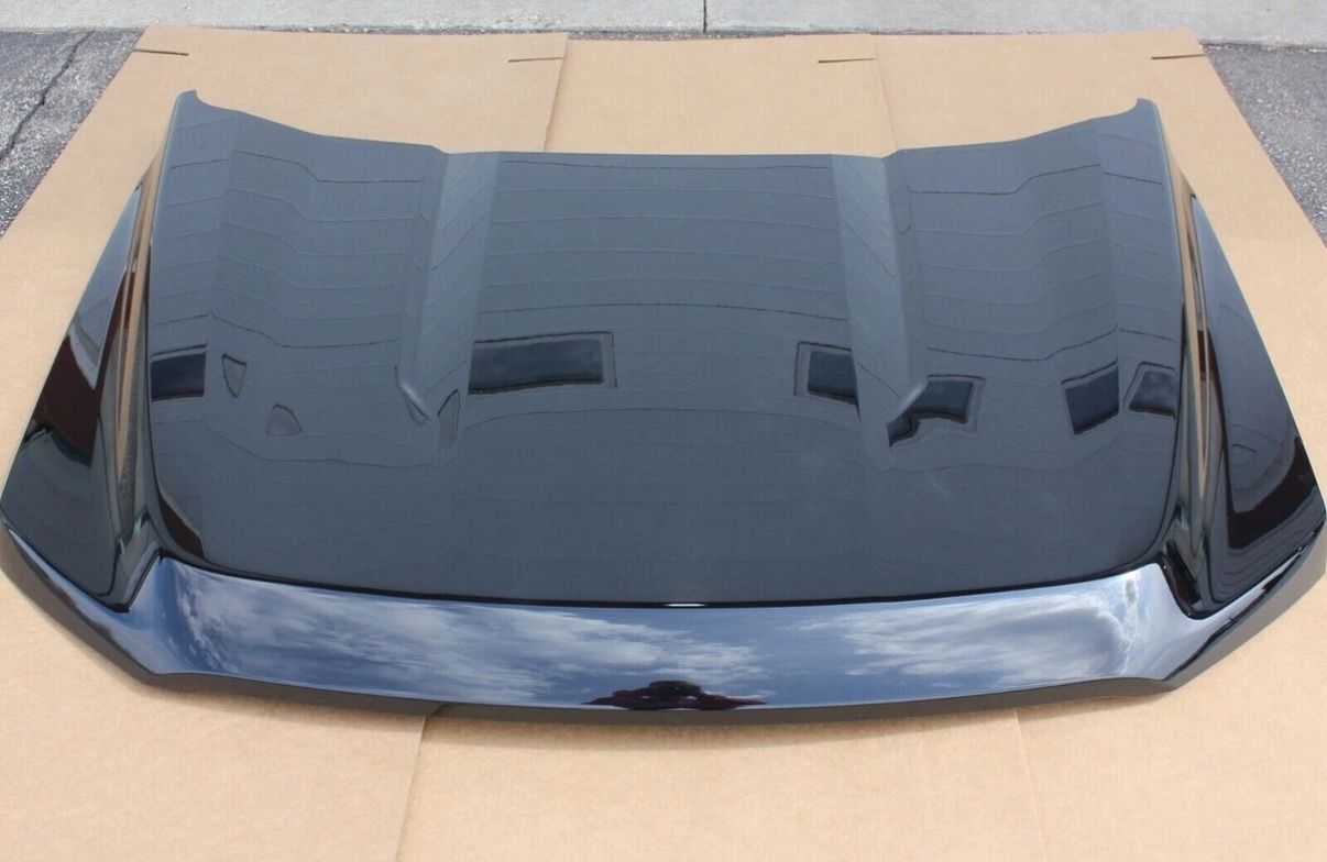 2024 Ford F150 AGATE BLACK Hood Take Off Original Factory Aluminum SXT OEM Used
