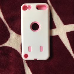 White & Pink Case iPhone 5