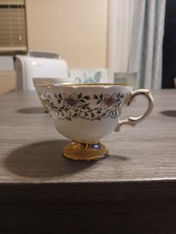 Title Idea: Vintage Rosina English Fine Bone China Teacup – Pattern 5066
