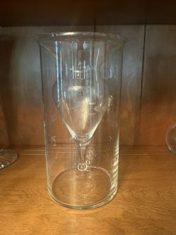 Princess House Tall Vase with Insert