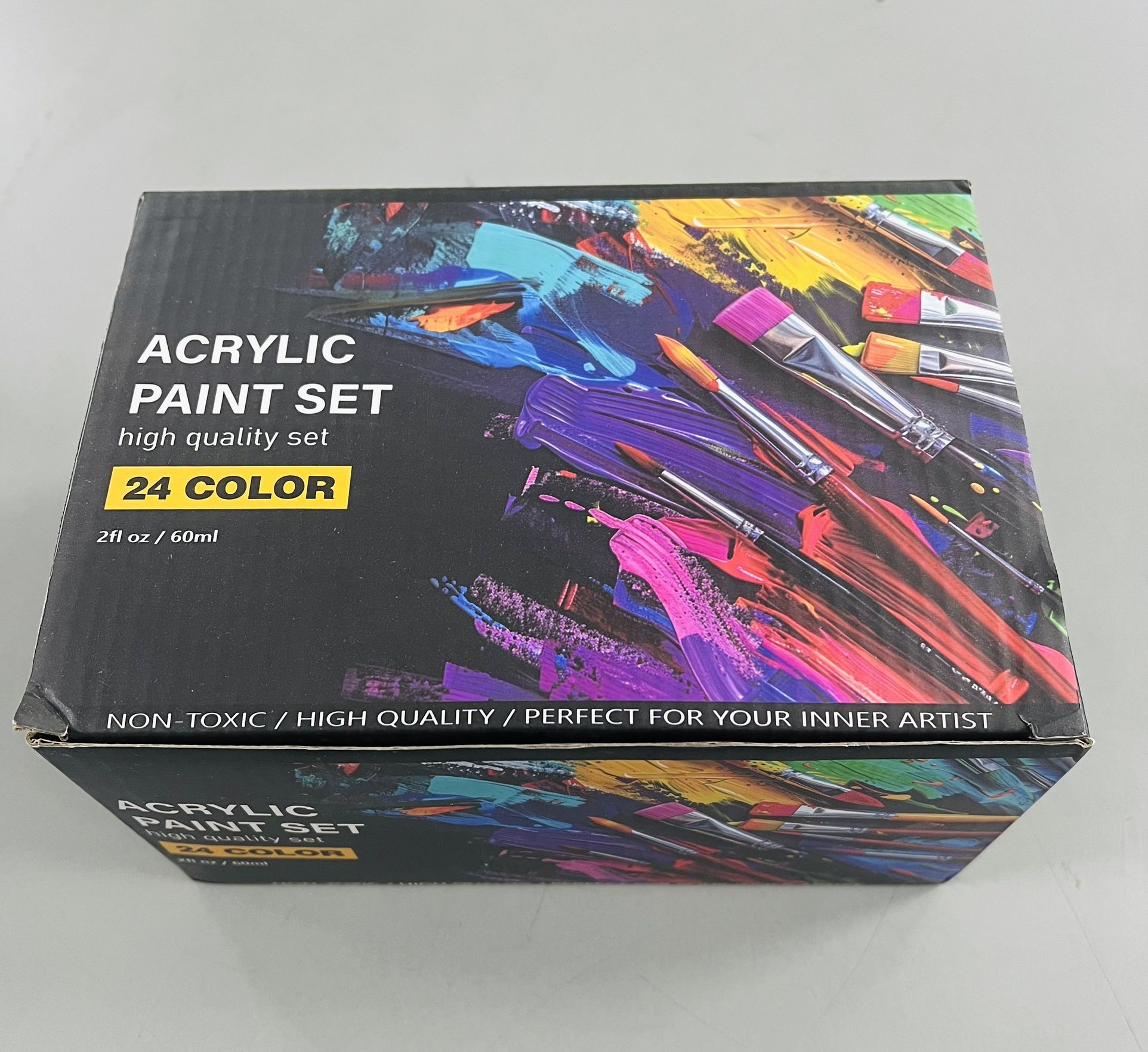 Acrylic Paint Set 24 Colors 2oz/ Bottle 810166