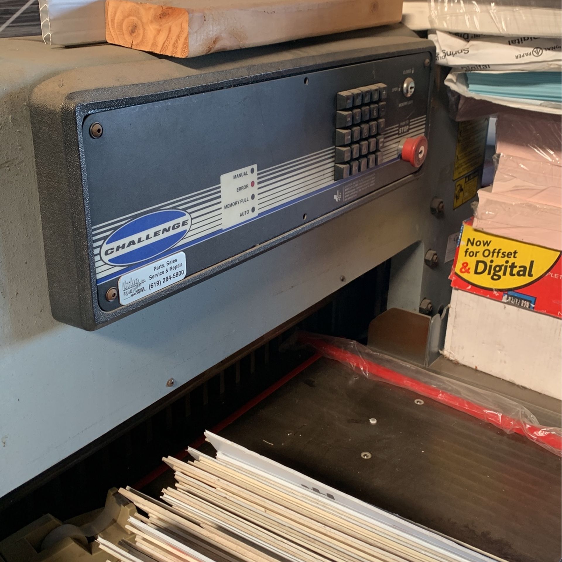 Challenge Paper Cutter for Sale in El Cajon, CA OfferUp