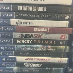 Ps4 Games $13-20 Each