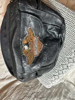Leather Harley Davidson Waist Bag