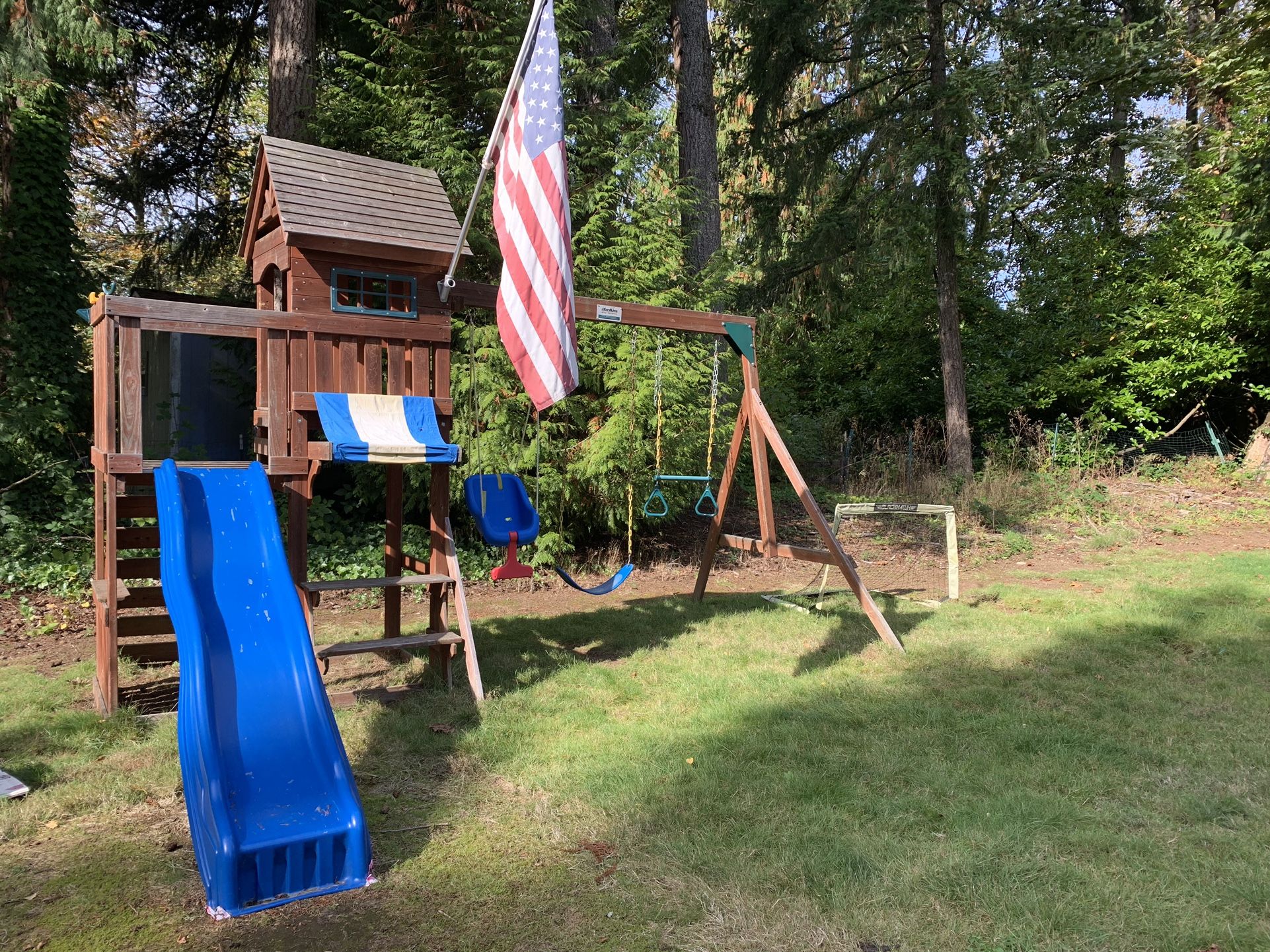 Outdoor Playhouse/ Swing Set