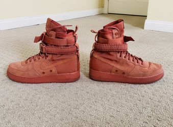 Nike SF Air Force 1 High Top Like New Color Peach Size 9.5 for Sale in Los Angeles CA OfferUp