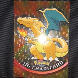 1999 Topps Pokemon TV Animation Edition Series 1 FLAMES EMBOSSED #06  Charizard for Sale in Levittown, NY - OfferUp