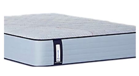 Sealy Plush Posterpedic Queen Mattress with Box Spring and adjustable metal frame