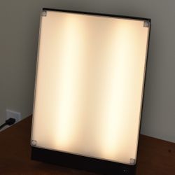 Premium Therapy Lamp with 10,000 Lux, UV-Free, LED Bright White. Boost Mood, Sleep, & Focus