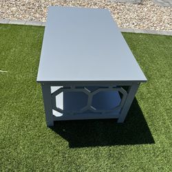 Coffee Table With Open Storage 