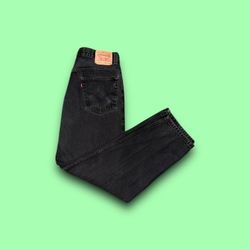 Levi’s 550 relaxed fit black denim jeans men’s 36 x 32