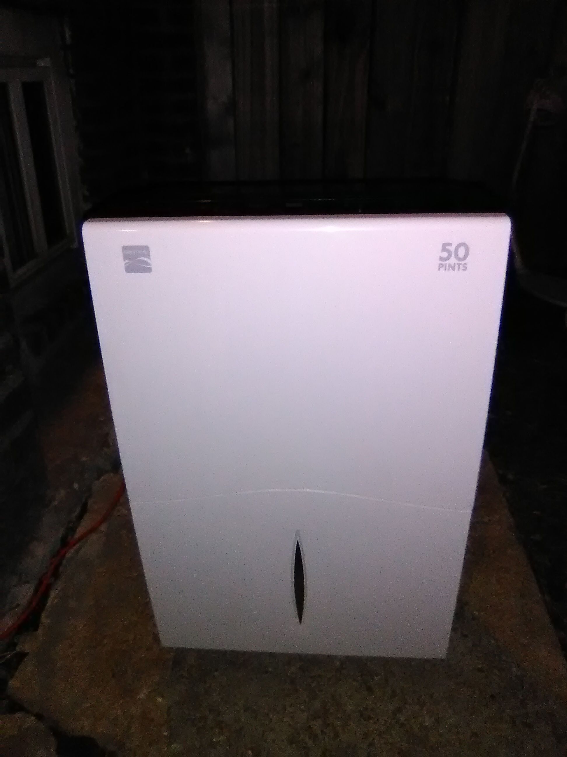 Kenmore White and black dehumidifier