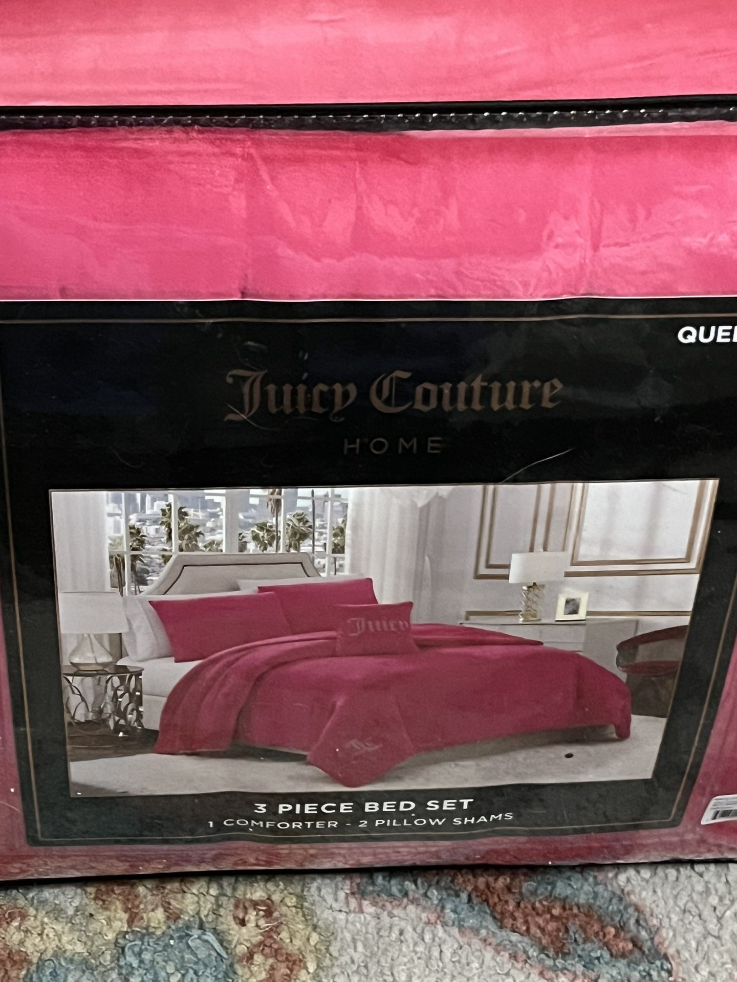 Juicy Couture Comforter & Shams Brand new Unopened