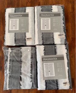 NEW Fragrantex Sheer Curtains – 4 Packages / 8 Panels – 84” – $45 OBO
