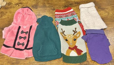XXS Dog Clothing Bundle Read Description