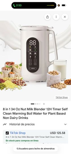 Licuadora nueva para hacer leche de almendras avena y jugos y mas