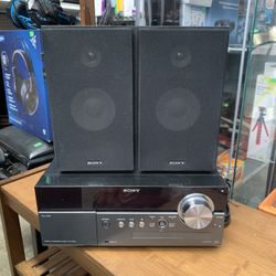 Sony CMT-MX500i Micro Hi-Fi Stereo System Speakers CD Player ipod Dock Good Condition 