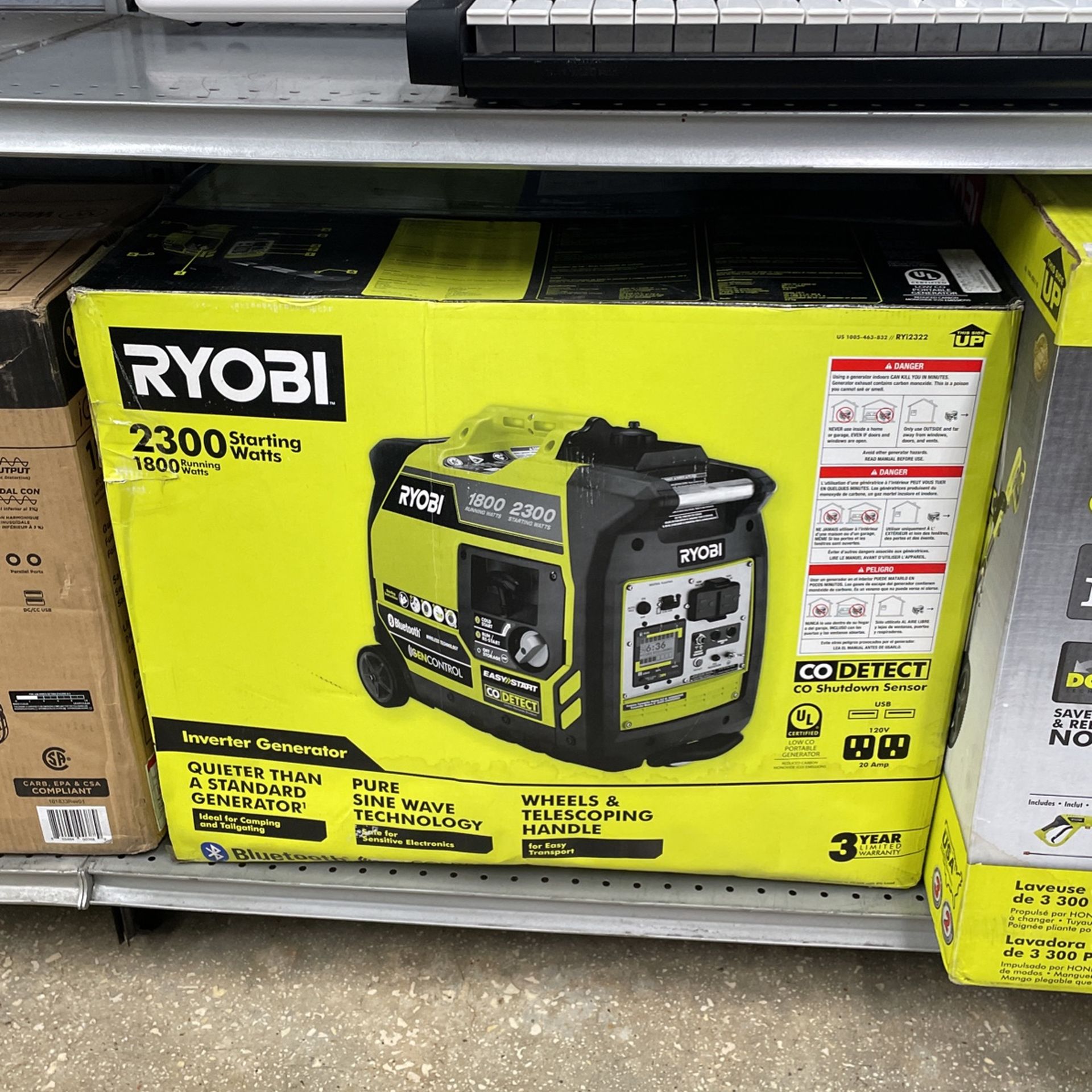 New Sealed Ryobi 2300 Watts Generator ( 5 AVAILABLE )