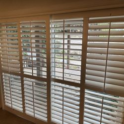 Sliding Plantation Shutters Full Set