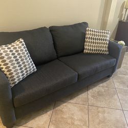Like New - Charcoal grey Sofa/couch