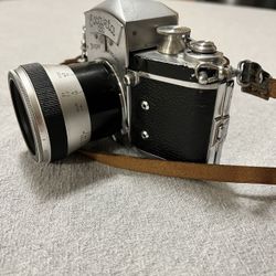 Exakta VX camera with KILFITT MAKRO KILAR E 4cm, 40mm 1:3.5 lens