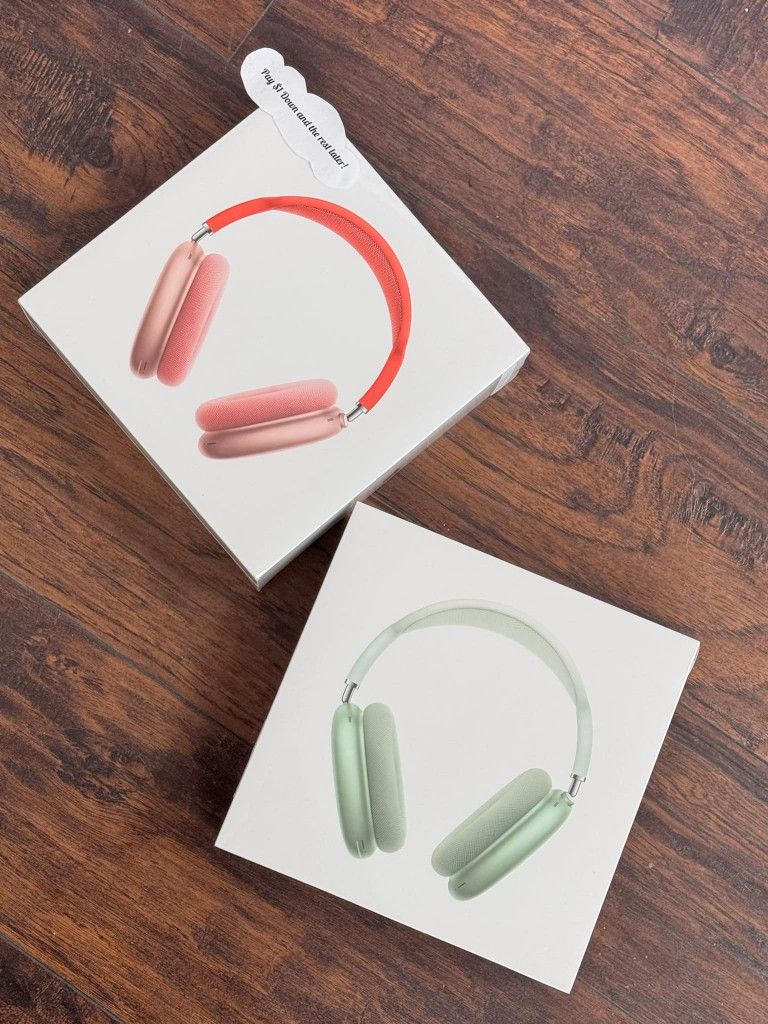 Apple Airpods Max Bluetooth Headphones (Lighting) New - $1 To Take it Home same Day and Pay the Rest later!