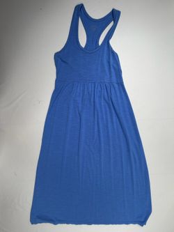 LOFT Blue Racerback Sleeveless Midi Dress Size XS